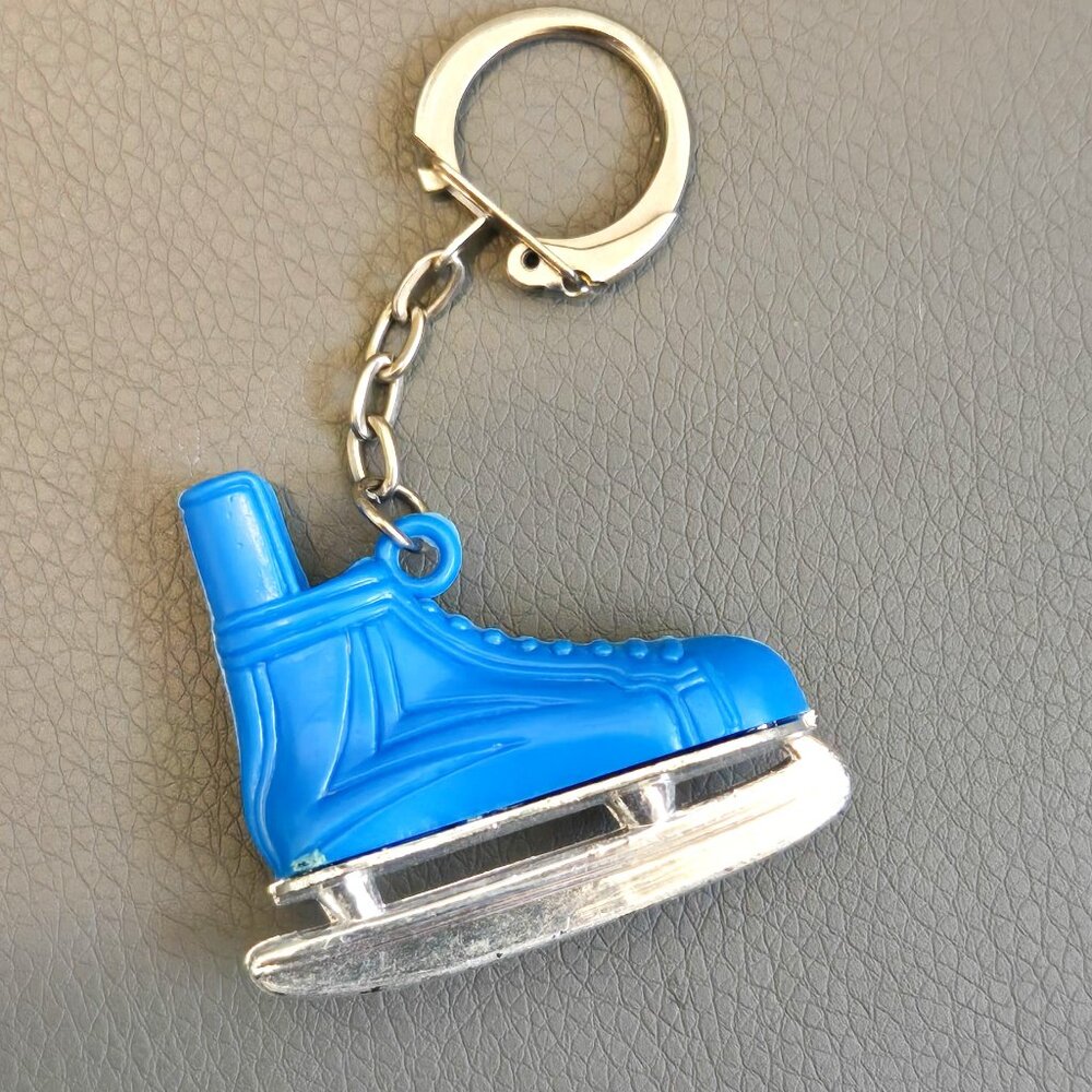 Vintage Ice Skate Key Chain